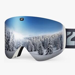 NEW ZIONOR Ski Goggles with Clear interchangeable Lens